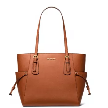 Michael Kors moteriškas Greenwich Saffiano odinis petnešų krepšys Luggage 31x28x15 cm