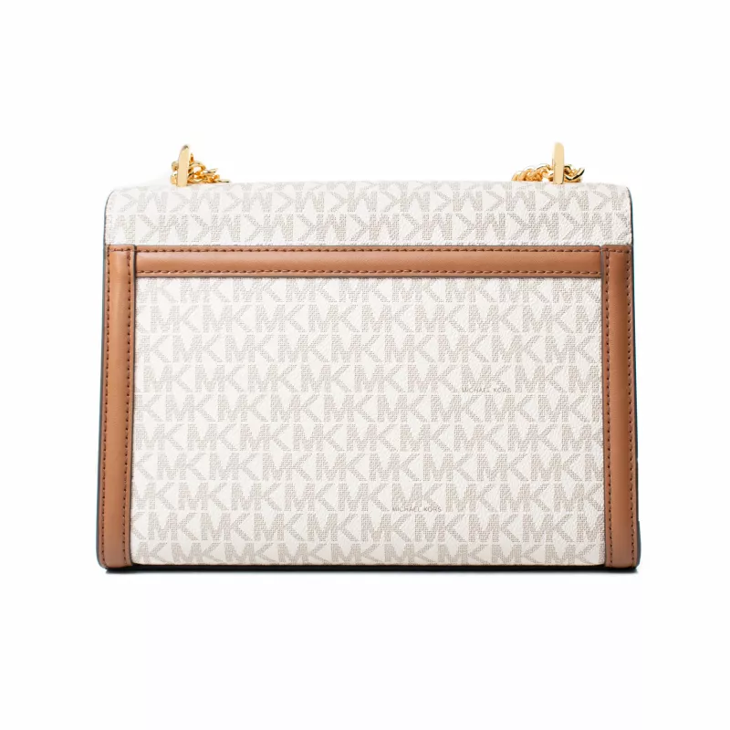 MICHAEL KORS Gwen Crossbody Rankinė 35S5GWHL8BVAN Vanilla, 24x18x8 cm