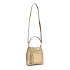 MICHAEL KORS Women's Jet Set Travel Crossbody Bag 35S6G2ZC1KPAL – Signature Canvas, Gold-Tone Hardware