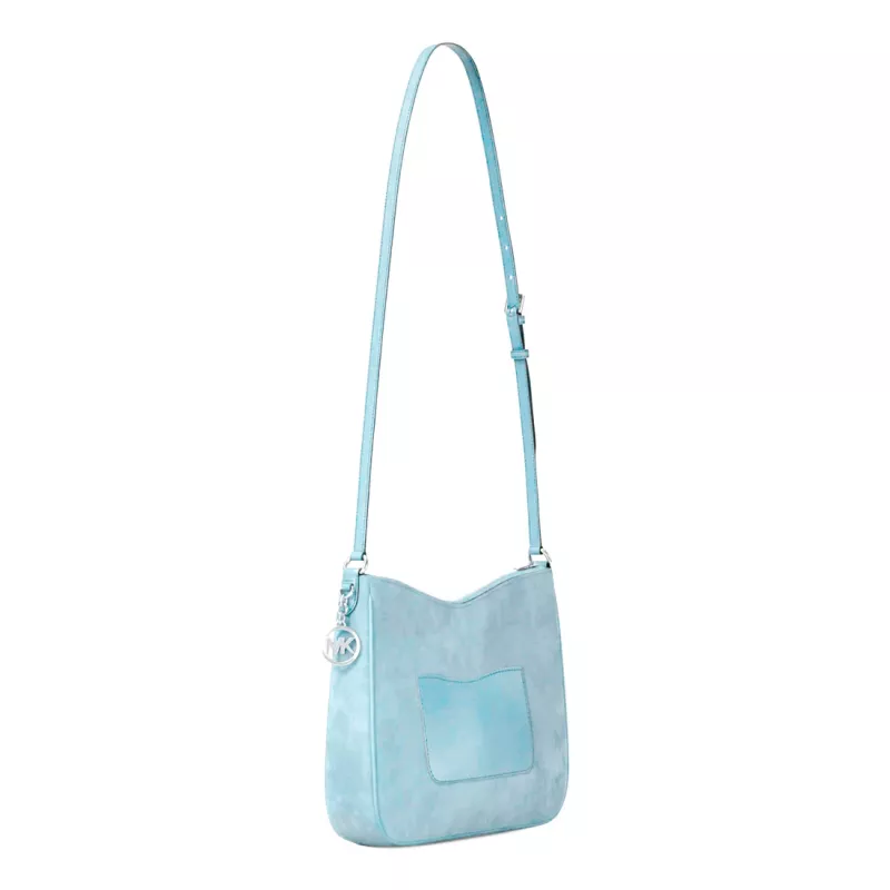 Michael Kors moteriškas kryžminis krepšys Jet Set Travel 35S6S5ZM2SPAL – Signature Coated Canvas, 30x26x8 cm