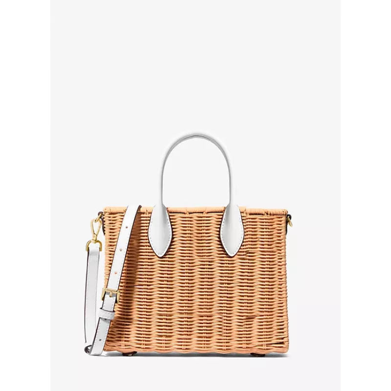 Michael Kors Moterų „Jet Set Travel“ kryžminio krepšio krepšys 35T4G7ZC5WOPT – Signature Canvas, aukso spalvos detalės