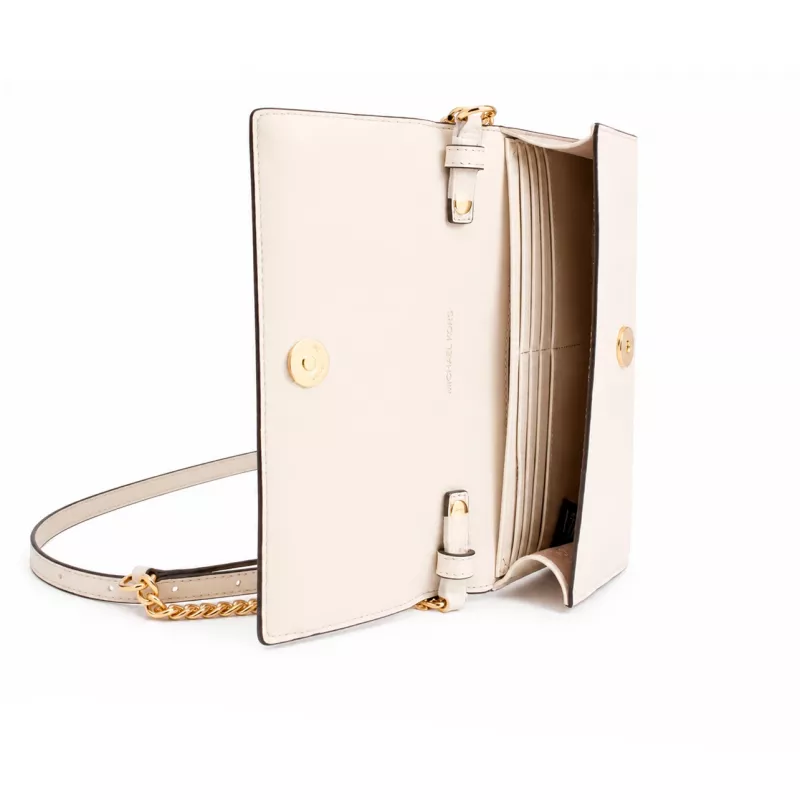 MICHAEL KORS Moterų Jet Set Travel Saffiano odos kryžminis krepšys 35S6G2ZC7YLTC 22x15x4cm