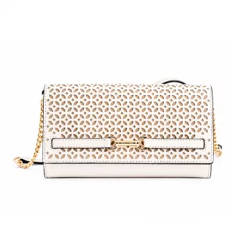 MICHAEL KORS Moterų Jet Set Travel Saffiano odos kryžminis krepšys 35S6G2ZC7YLTC 22x15x4cm