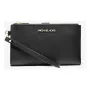 Michael Kors Women's Jet Set Travel Saffiano Leather Flat Briefcase Wristlet Wallet 35F8GTVW0LBLA (Juoda)