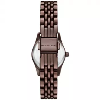 Michael Kors MK4844 moteriškas laikrodis 26mm su nerūdijančio plieno apyranke ir sidabriniu ciferblatu