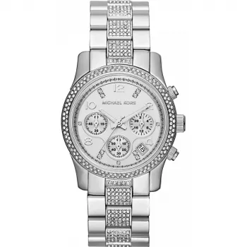 Michael Kors Moteriškas Laikrodis MK5825 Chronografas Rožinio Aukso Spalvos Nerūdijančio Plieno 38mm