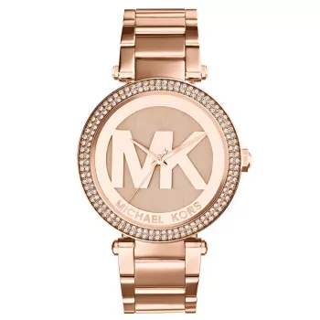 MICHAEL KORS moteriškas MK5865 chronografo laikrodis - 39mm rožinio aukso nerūdijantis plienas