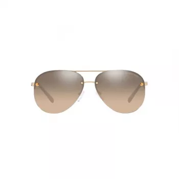 Michael Kors Moteriški Akiniai Nuo Saulės Oversized Square MK1135B10143D - Gradient Pilki Lęšiai, Juodas Acetato Rėmelis