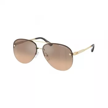 Michael Kors Moteriški Akiniai Nuo Saulės Oversized Square MK1135B10143D - Gradient Pilki Lęšiai, Juodas Acetato Rėmelis