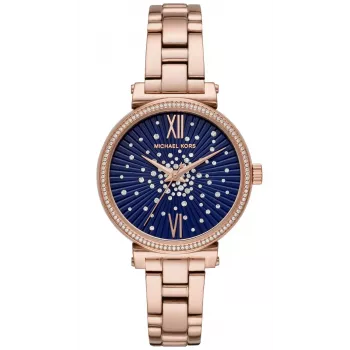 Michael Kors Women's Pyper Rose Gold Stainless Steel Watch MK3971 35mm