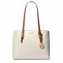 Michael Kors moteriškas Saffiano odos krepšys su rankine – Vanilla (modelis 35F3GCFT9TVAN)