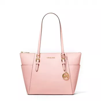 Michael Kors moteriškas Saffiano odos tote krepšys 35T0GCFT7LPOW Powder Blush 25x28x11cm