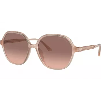 Michael Kors Moteriški Kvadratiniai Acetatiniai Akiniai Nuo Saulės MK2186U344913 58/16/140 mm
