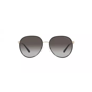 Michael Kors Moteriški Akiniai Nuo Saulės MK1128J10148G Šviesiai Auksiniai Tamsiai Pilki Gradientiniai 58mm