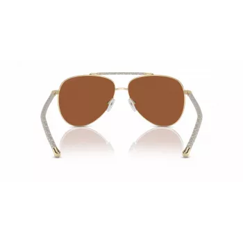 Moteriški Michael Kors akiniai nuo saulės MK1146-101473 tamsaus vėžlio kiauto spalvos acetato rėmeliu, rudais gradientiniais lęšiais 53/13/140 mm