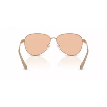 Michael Kors moteriški akiniai nuo saulės MK1160-190073 tamsaus vėžlio karkasu, rudais gradientiniais lęšiais 59mm