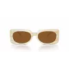 Michael Kors moteriški akiniai nuo saulės MK2215-400173 juodi pilkas gradientas 56mm