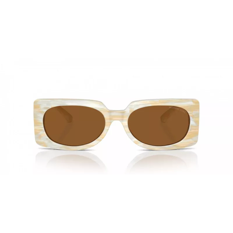 Michael Kors moteriški akiniai nuo saulės MK2215-400173 juodi pilkas gradientas 56mm
