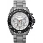 Michael Kors MK8230 vyriškas kvarcinis laikrodis, 47 mm, sidabrinis/juodas