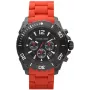 Michael Kors MK8212 vyriškas kvarcinis laikrodis, 47 mm, juodas/raudonas