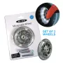 Micro Maxi Scooter Ratukai su LED Šviesomis – 120mm PU Ratukai, ABEC 9 Guoliai, Daugiaspalviai, 2 vnt. Rinkinys