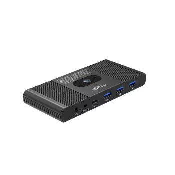 MicroConnect HDMI ir USB-C KVM perjungiklis 2 prievadų (MC-HDMI-KVM202KV2.0)