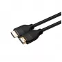 MICROCONNECT HDMI kabelis 4K, 7,5 m CCS – High Speed su Ethernet, 4K@30Hz, auksu dengtos jungtys, juodos spalvos