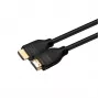 MicroConnect HDMI High Speed laidas su Ethernet, 3m CCS, auksuoti jungtys, juodas, 4K Ultra HD, 3D, ARC, HDCP