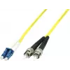 MicroConnect LC/PC į ST/PC 10m 9/125 vienmodis dvigubas šviesolaidžio kabelis