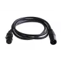 MICROCONNECT PRO XLR Mikrofono laidas 15m (49.21ft) AWG24 – kištukas į lizdą, juodas