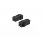 MICROCONNECT USB-C moteriška į moterišką Keystone adapteris, USB 3.2 Gen 2, 10Gbps, 100W PD, DisplayPort Alt Mode, juodas