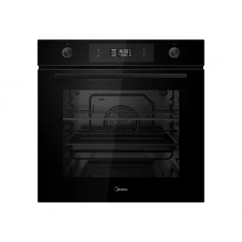Midea MBON5M90E6-BK įmontuojama elektrinė orkaitė 70 l, liečiamas ekranas, pirolizinis valymas, juoda
