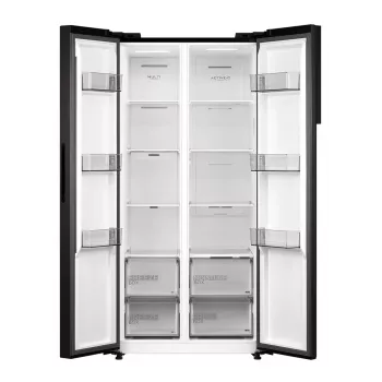 Midea MDRS619FIE45 šaldytuvas Side by Side, 460 L, No Frost, tamsus inoksas, energijos klasė E