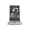 Midea MDWEB1004LS-W Robotų dulkių siurblys su LDS lazerine navigacija, 4000 Pa įsiurbimo galia, soniniu šluostymu, 5200 mAh baterija, programėlės ir balso valdymu, baltas
