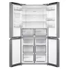 Midea Šaldytuvas Šalia Šalia MDRM632FGD46W, No Frost, 470 L, Nerūdijantis Plienas, Energijos Klasė D