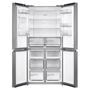 Midea Šaldytuvas Šalia Šalia MDRM632FGD46W, No Frost, 470 L, Nerūdijantis Plienas, Energijos Klasė D