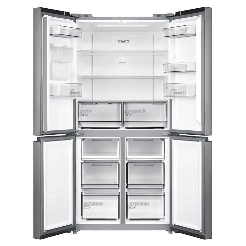 Midea Šaldytuvas Šalia Šalia MDRM632FGD46W, No Frost, 470 L, Nerūdijantis Plienas, Energijos Klasė D