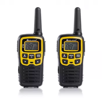 Midland XT50 Adventure Dvipusis Radijas 24 Kan. 446.00625 - 446.09375 MHz Juoda, Pilka