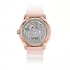 MIDO Baroncelli III Lady automatinis laikrodis 33mm rausvo aukso PVD nerūdijantis plienas sidabrinis ciferblatas ruda odinė apyrankė M027207360100
