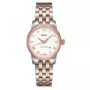 MIDO Baroncelli Lady moteriškas kvarcinis laikrodis M76009N61 29mm rožinio aukso PVD nerūdijantis plienas