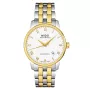 MIDO Vyriškas Laikrodis M86009261 Baroncelli III 38mm Automatinis Sidabrinis Ciferblatas Juoda Oda