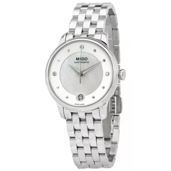 MIDO Moteriškas Automatinis Laikrodis M039207111060 33mm Nerūdijantis Plienas Perlų Motinos Ciferblatas