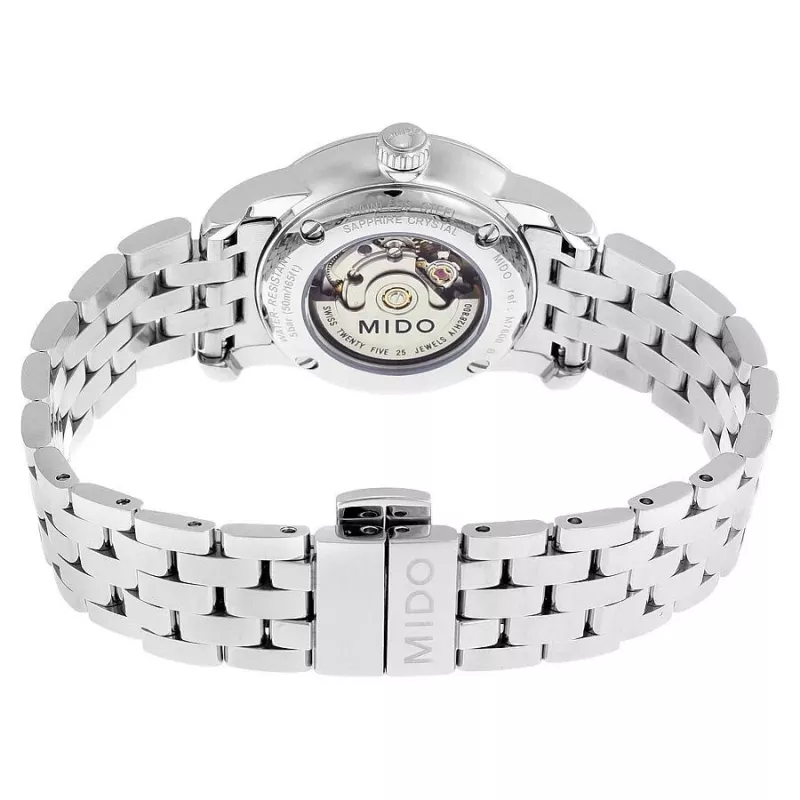 MIDO Women's Automatic Watch M76004761 29mm Stainless Steel Silver Dial