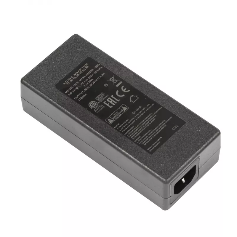 MikroTik 48V 2A 96W maitinimo blokas su kištuku