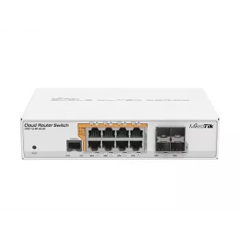 MikroTik CRS112-8P-4S-IN Switch Gigabit Ethernet (10/100/1000) PoE White