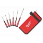 Milwaukee Precision Atsuktuvų Rinkinys, 6 dalių, Phillips PH00/PH0, Plokšti 2.5/3.0/4.0mm, Torx T10, Chromuoti