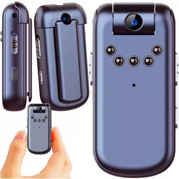 Mini Spy Camera V13 1080P judesio detektorius, mikrofonas, balso įrašymas, paslėpta kamera
