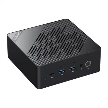 MINIX ER937-AI Barebone Mini PC su AMD Ryzen 7 3750H, 4 branduoliai/8 gijos, Radeon Vega 10, dvigubas Gigabit LAN, Wi-Fi 5, VESA tvirtinimas
