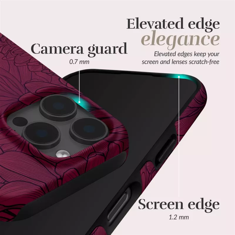 MIO Berry Blooms Magsafe Case Compatible for iPhone 16