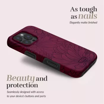 MIO Berry Blooms MagSafe Dėklas, skirtas iPhone 16 Plus